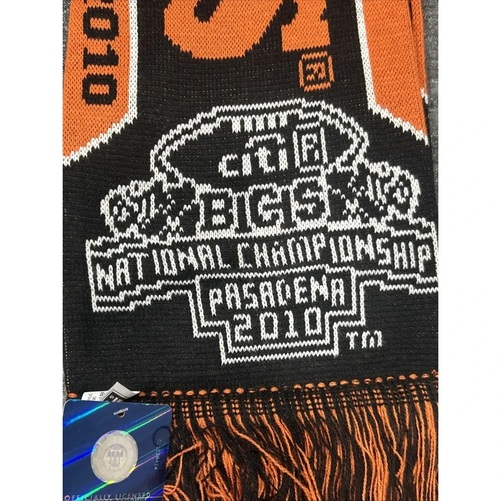 Texas Longhorns 2010 Big‎ 12 Championship Scarf vs Nebraska Officially Licensed